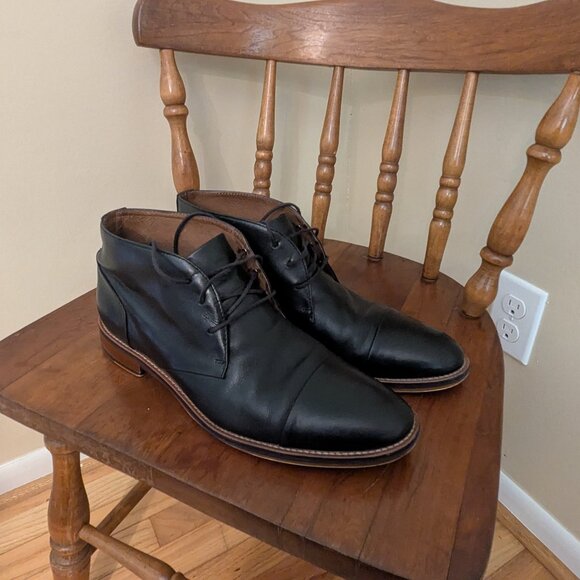 Johntson & Murphy 9M Boots Black - Picture 1 of 11